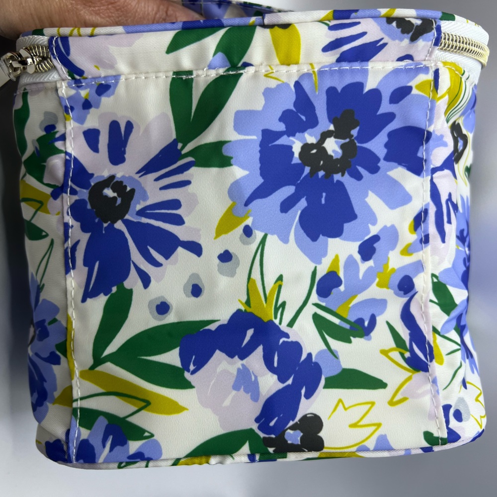 Kate Spade Festival Floral Lunch Tote in Blue, Green, Yellow, & White NEW w TAGS - Picture 8 of 12